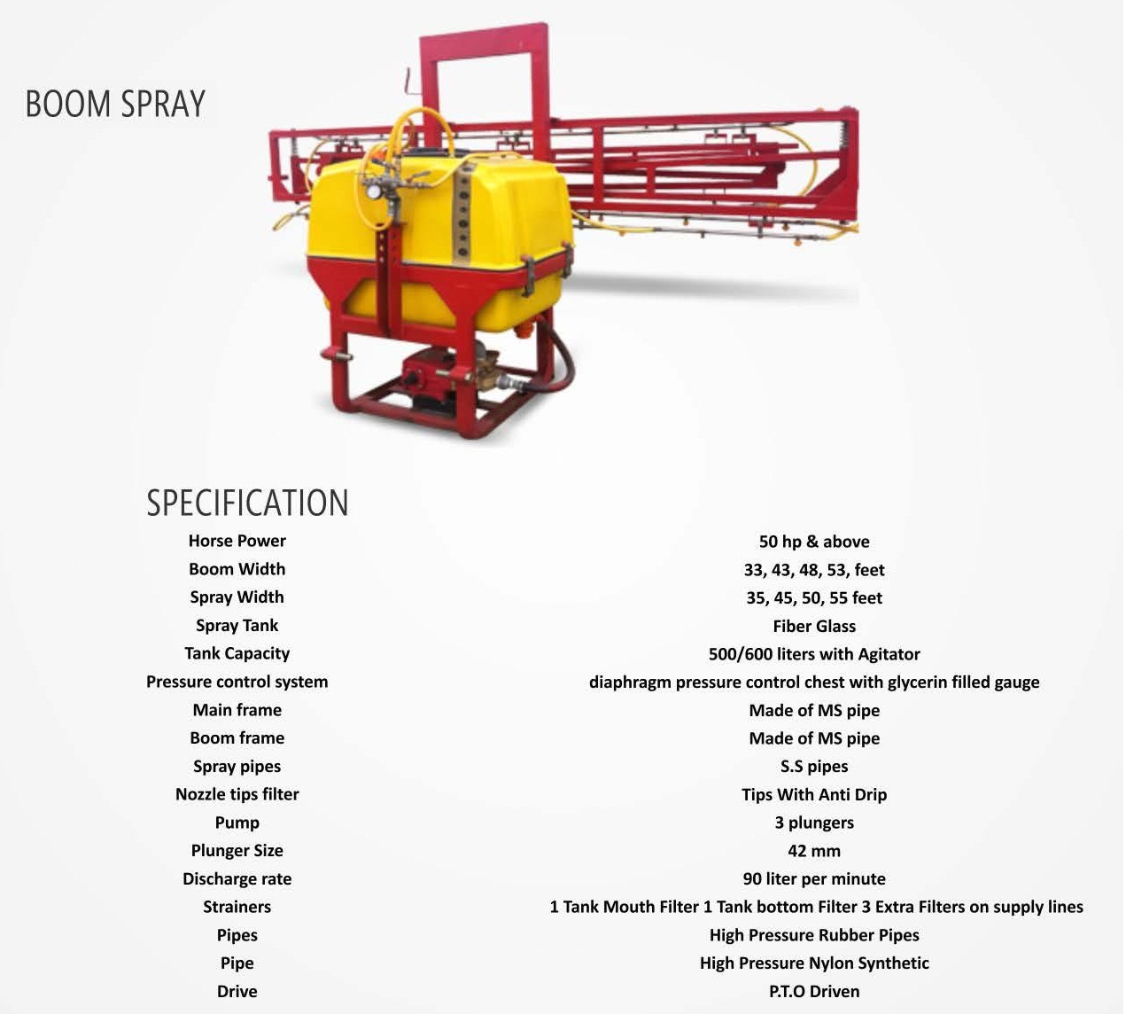 Boom Sprayer