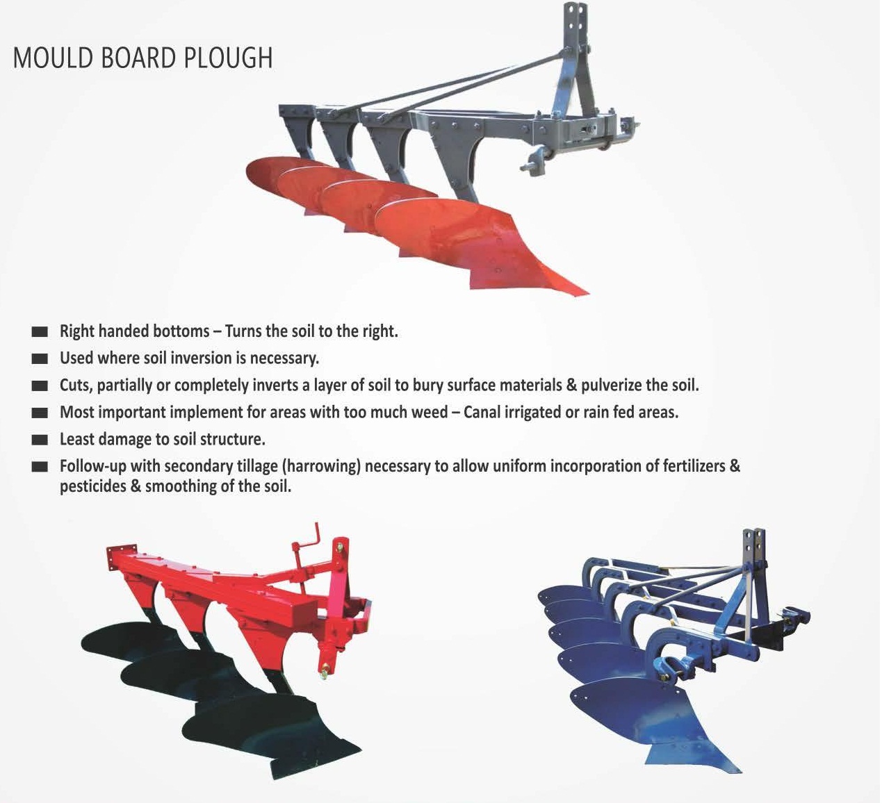 Mould Board Plough